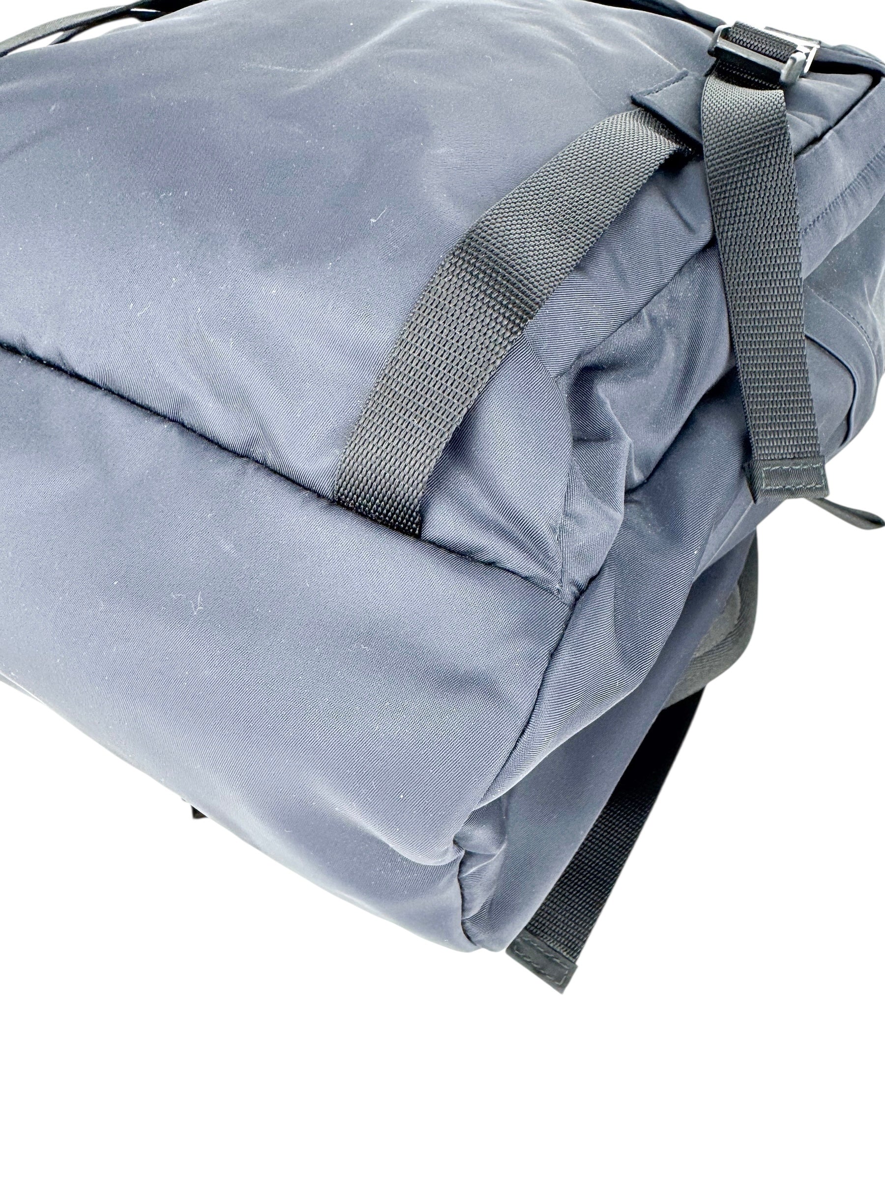 Prada Navy Nylon Backpack