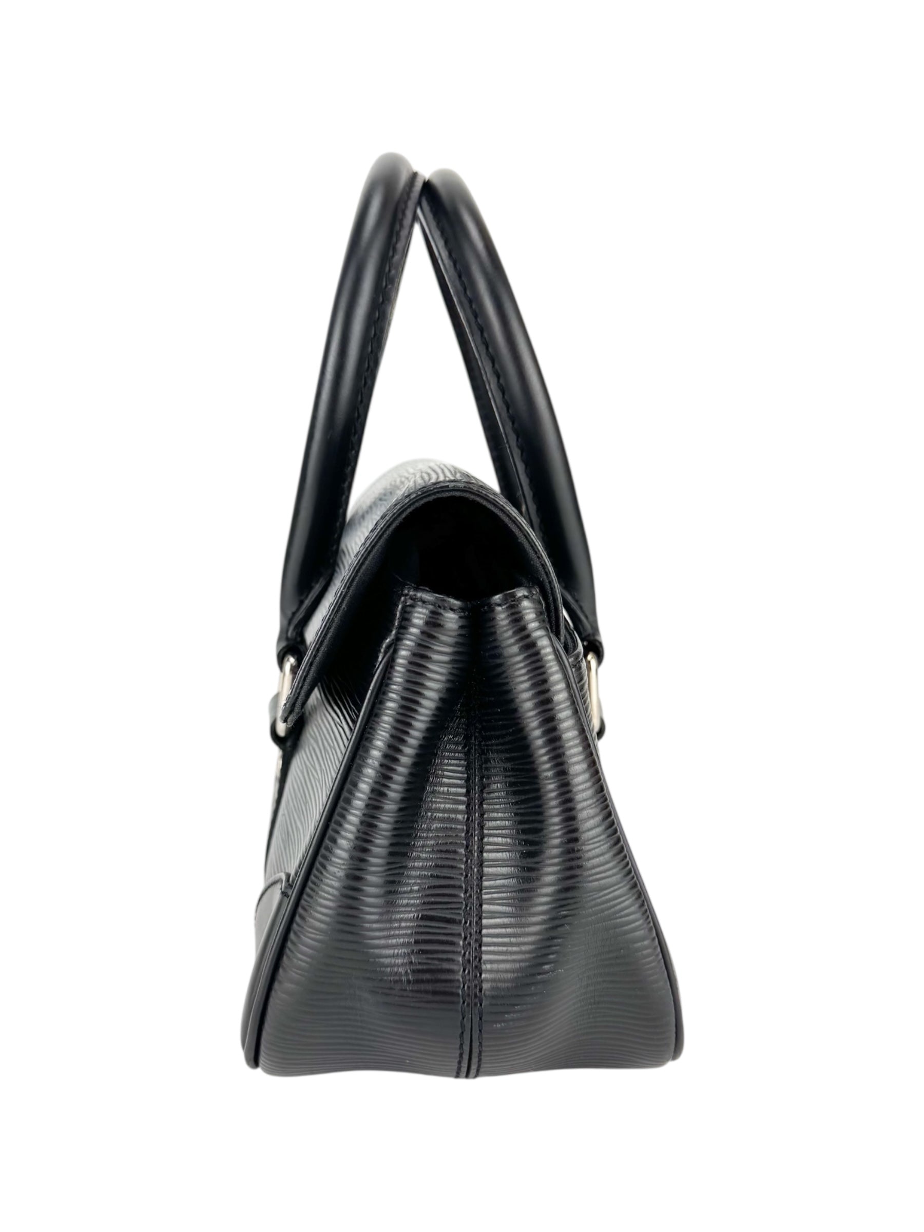 Louis Vuitton Black Epi Leather Segur Top Handle Bag