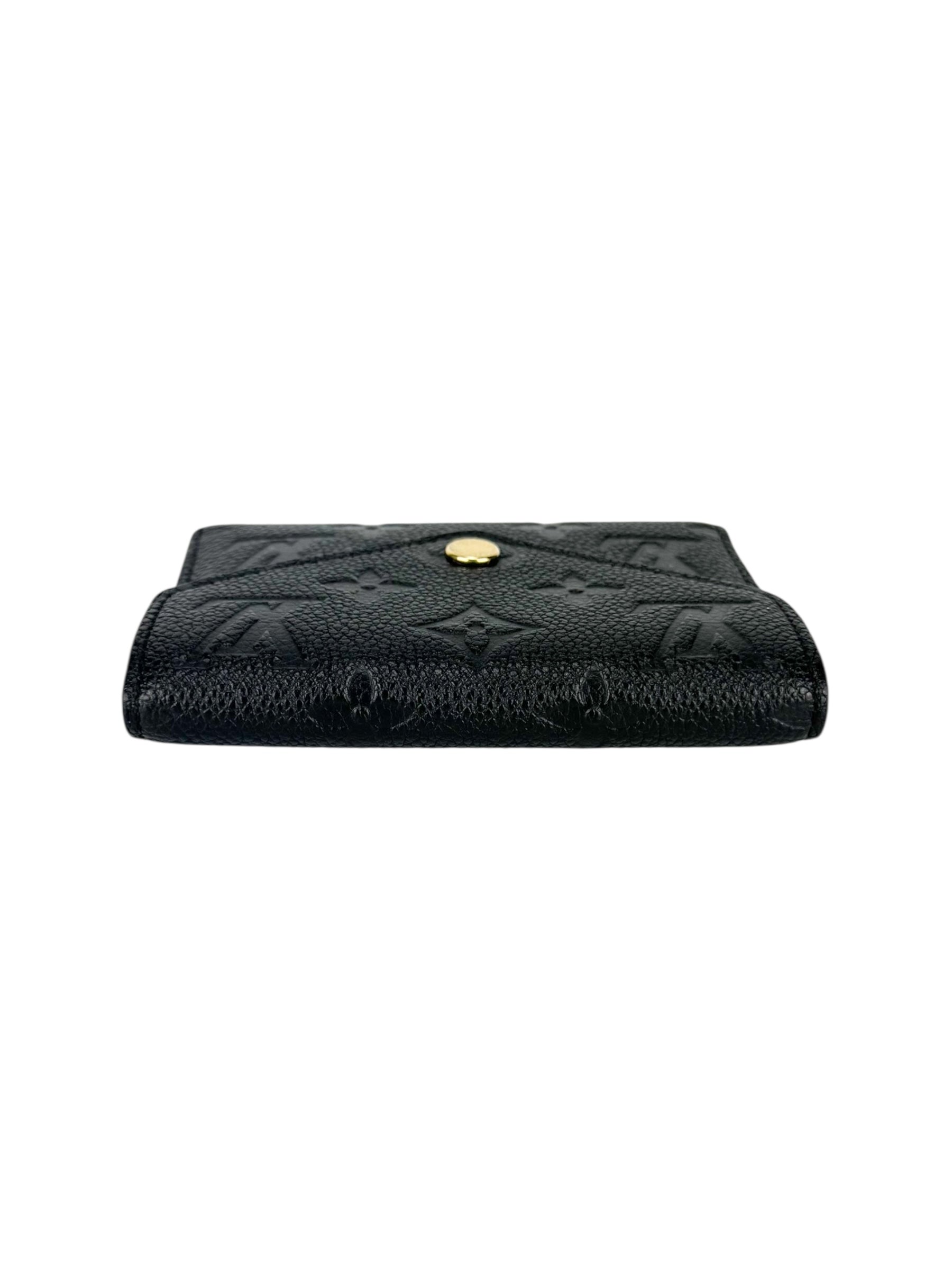 Louis Vuitton Black Empreinte Leather Bifold Wallet