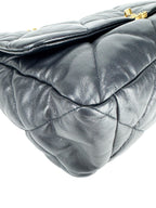 Chanel Black Lambskin Leather 19 Large