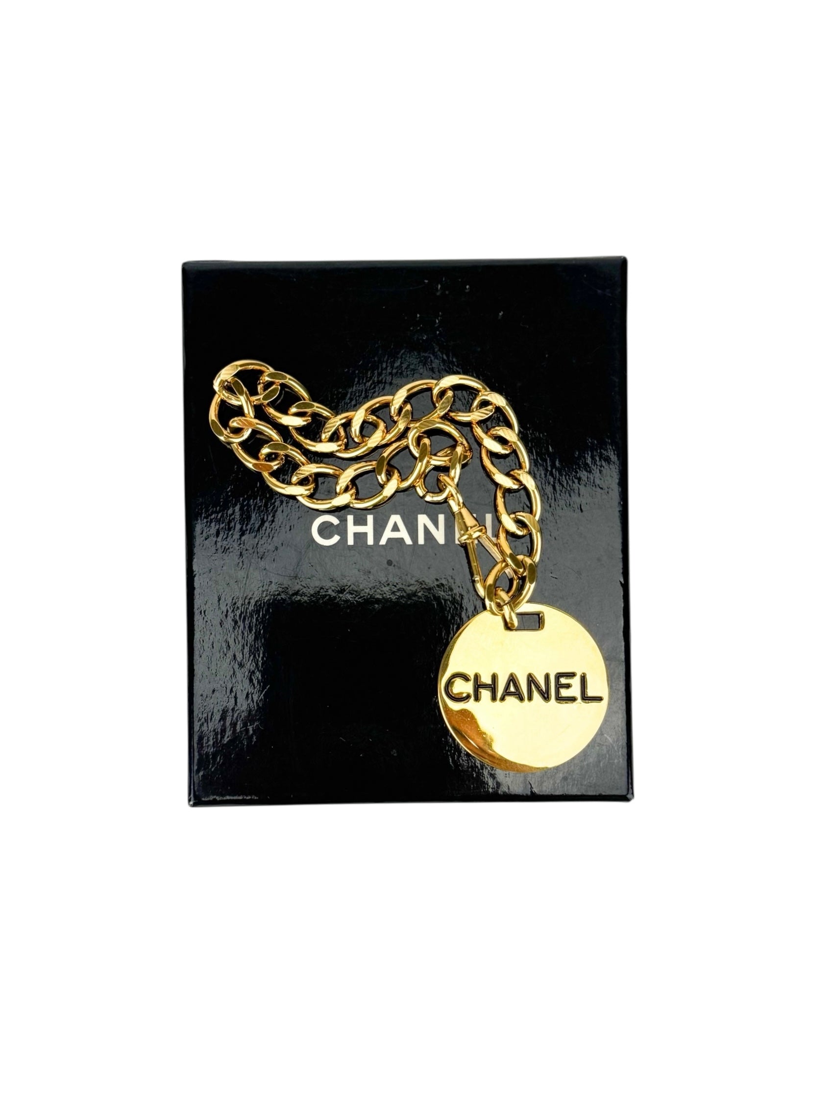 Chanel Gold Medallion Bag Charm