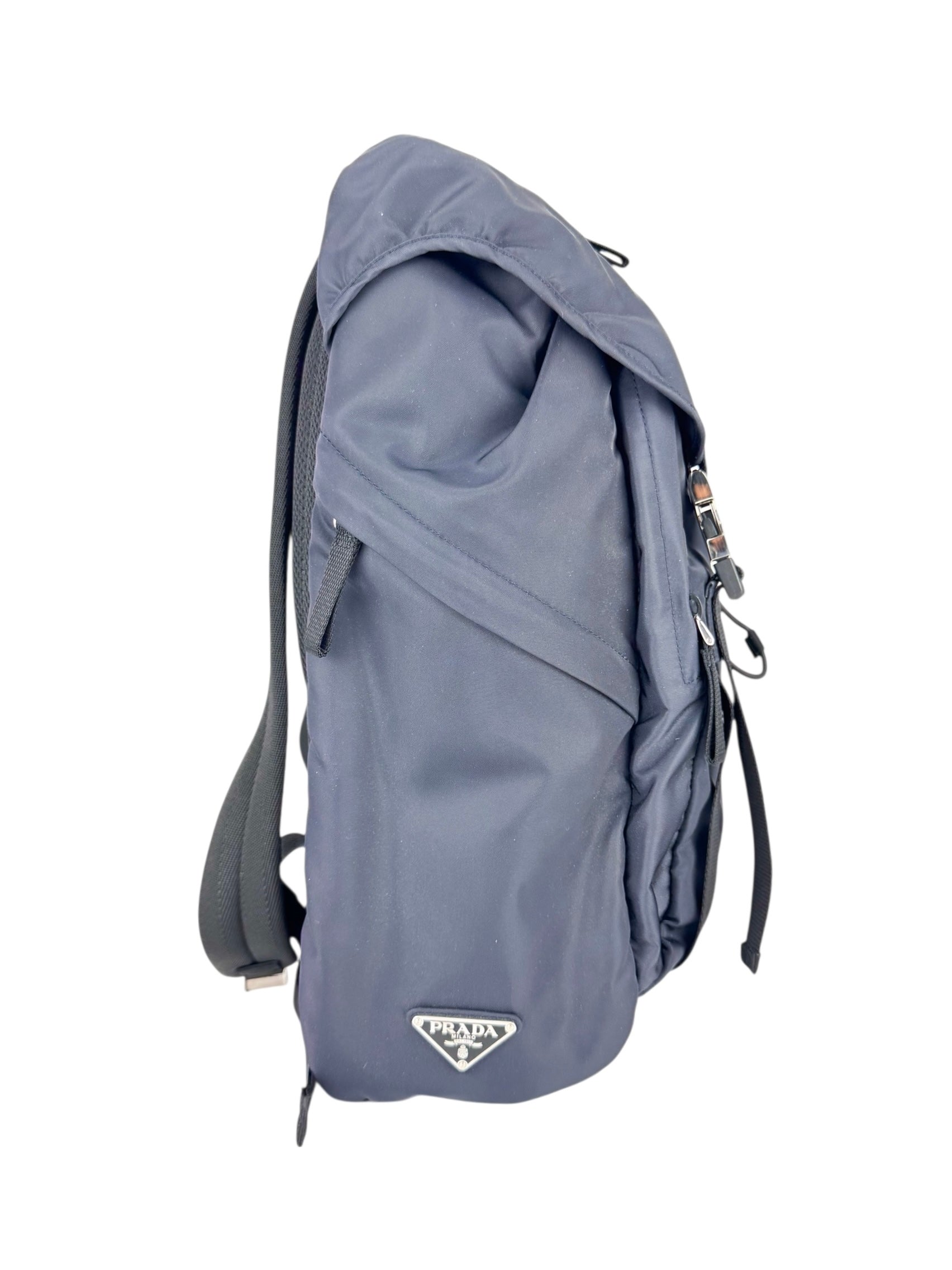 Prada Navy Nylon Backpack