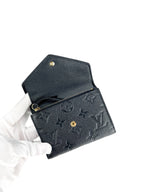 Louis Vuitton Black Empreinte Leather Bifold Wallet