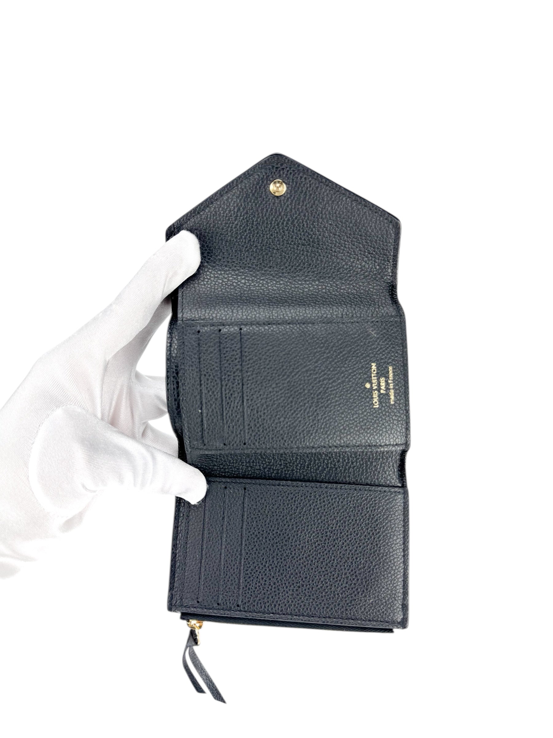 Louis Vuitton Black Empreinte Leather Bifold Wallet