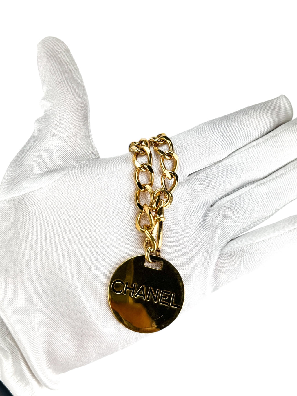 Chanel Gold Medallion Bag Charm