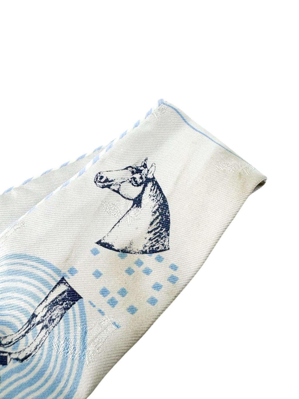 Hermes Grey Garde Robe Pop Silk Twilly