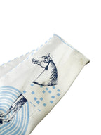 Hermes Grey Garde Robe Pop Silk Twilly