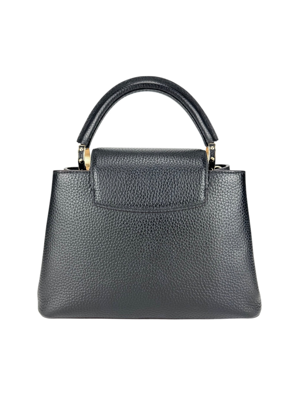 Louis Vuitton Black Taurillon Leather Capucines Bag BB