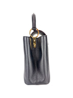 Louis Vuitton Black Taurillon Leather Capucines Bag BB