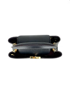 Louis Vuitton Black Taurillon Leather Capucines Bag BB