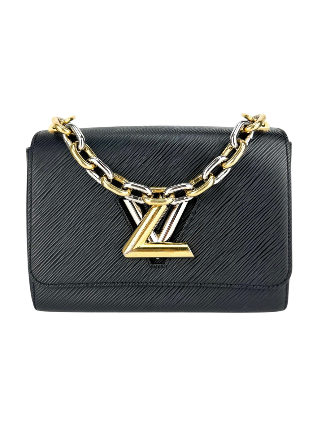Louis Vuitton Black Epi Leather Twist Bag MM
