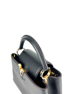 Louis Vuitton Black Taurillon Leather Capucines Bag BB