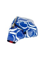 Gucci Blue and White Coated Canvas Belt Bag