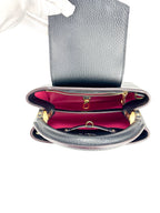 Louis Vuitton Black Taurillon Leather Capucines Bag BB
