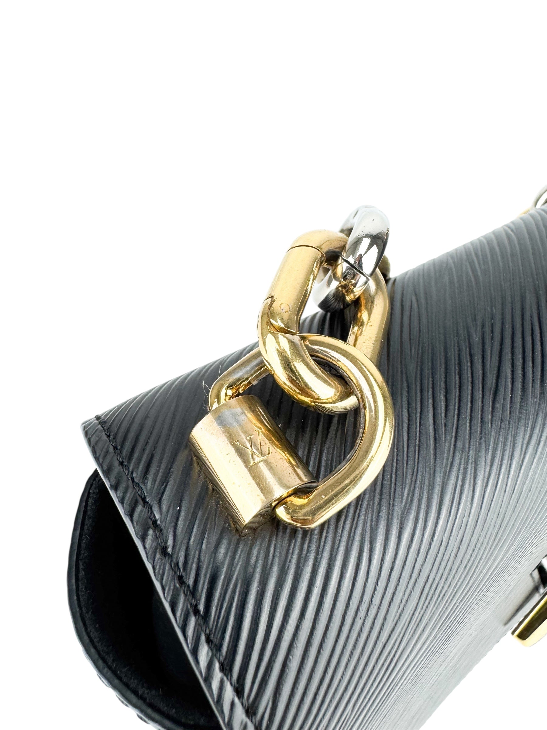 Louis Vuitton Black Epi Leather Twist Bag MM