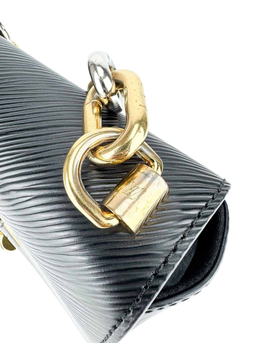 Louis Vuitton Black Epi Leather Twist Bag MM