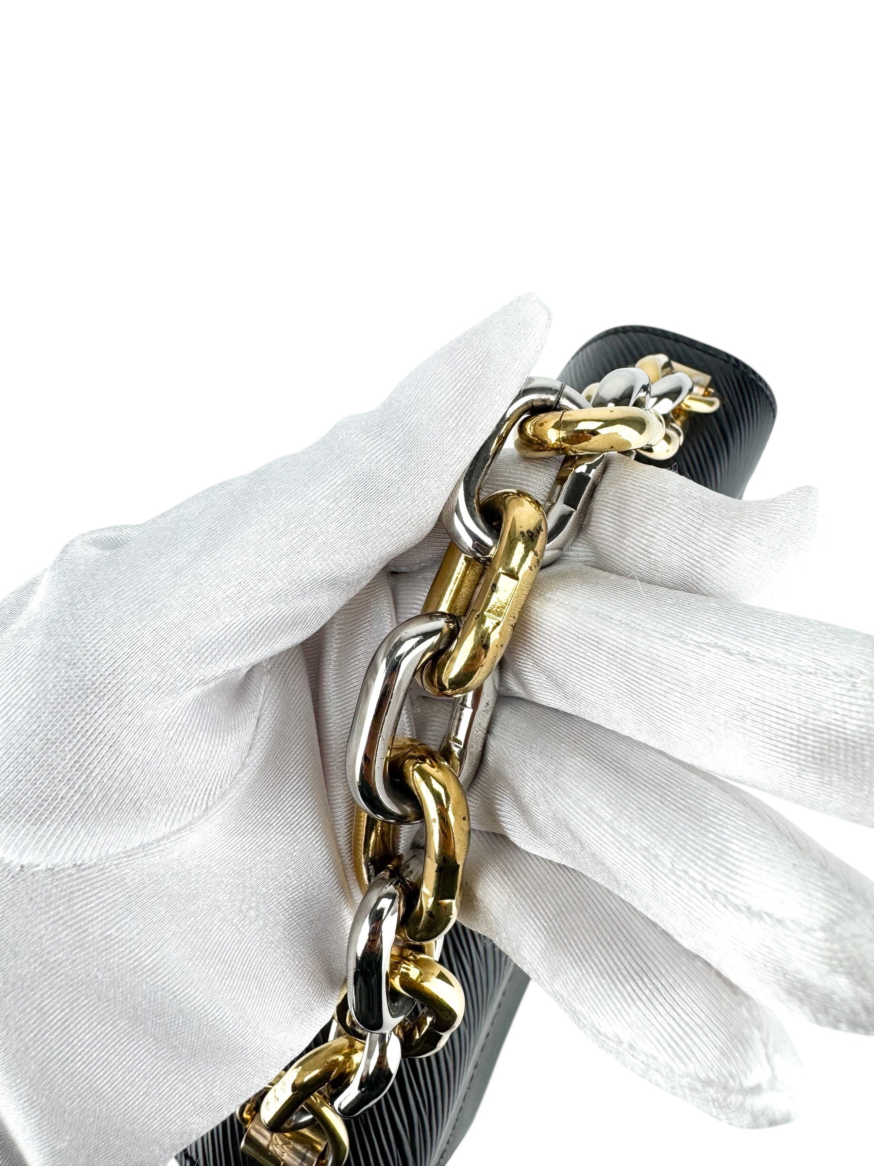 Louis Vuitton Black Epi Leather Twist Bag MM