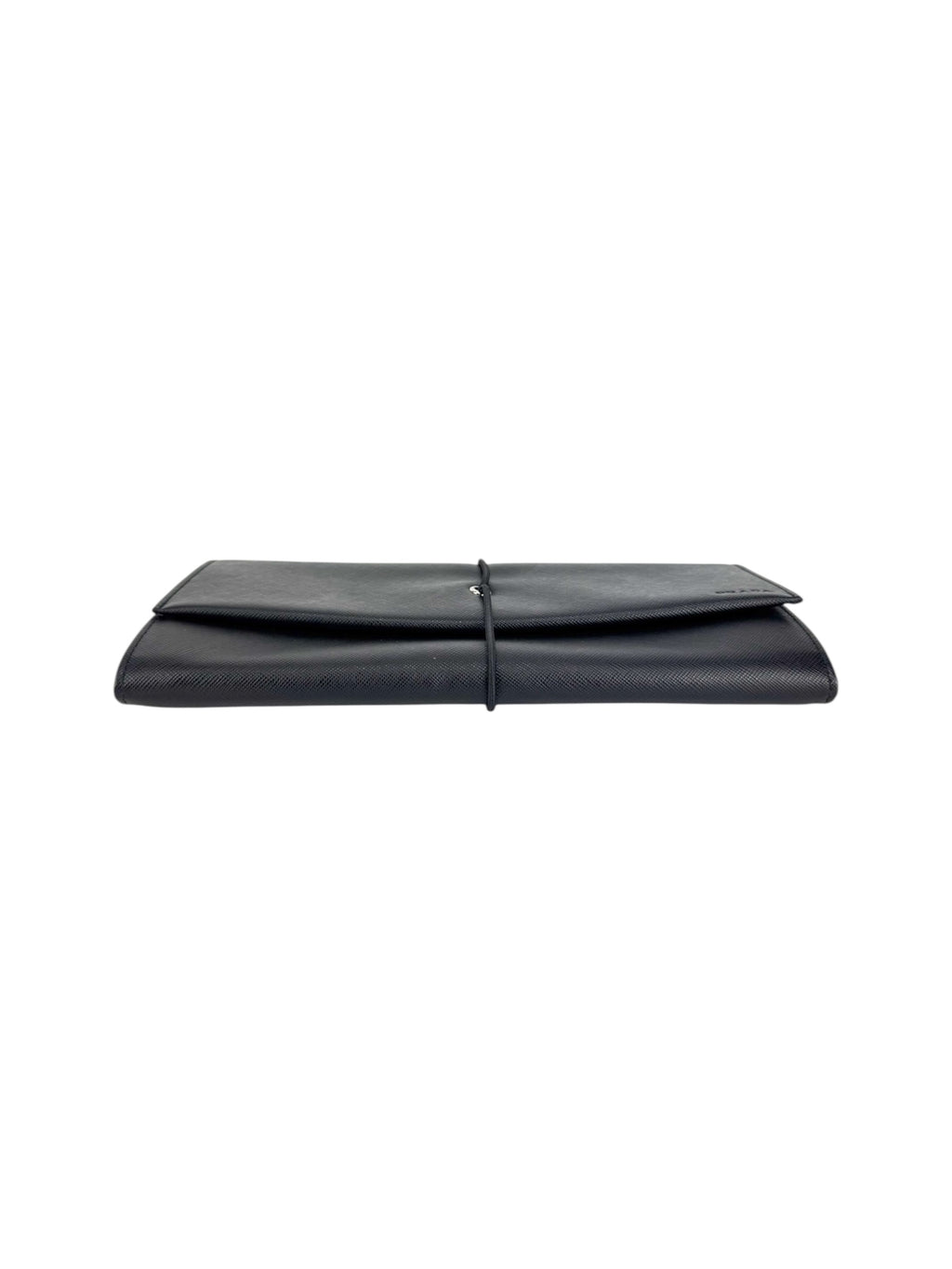Prada Black Saffiano Leather Clutch Bag