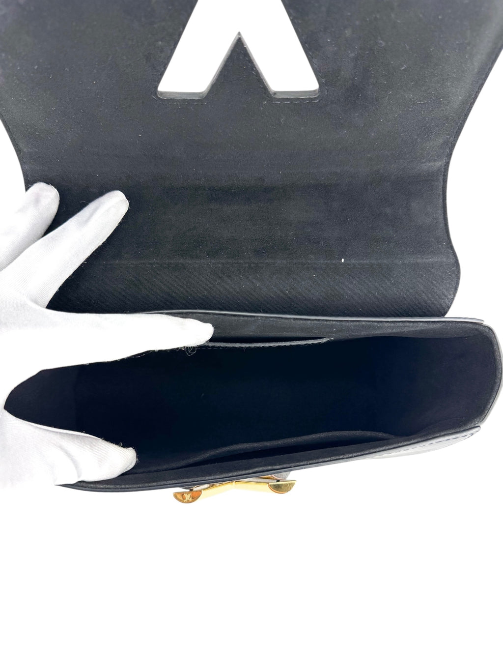 Louis Vuitton Black Epi Leather Twist Bag MM