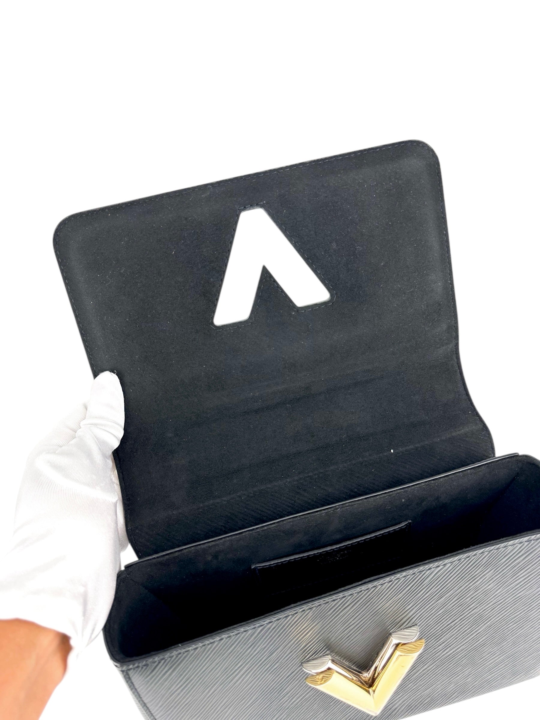 Louis Vuitton Black Epi Leather Twist Bag MM