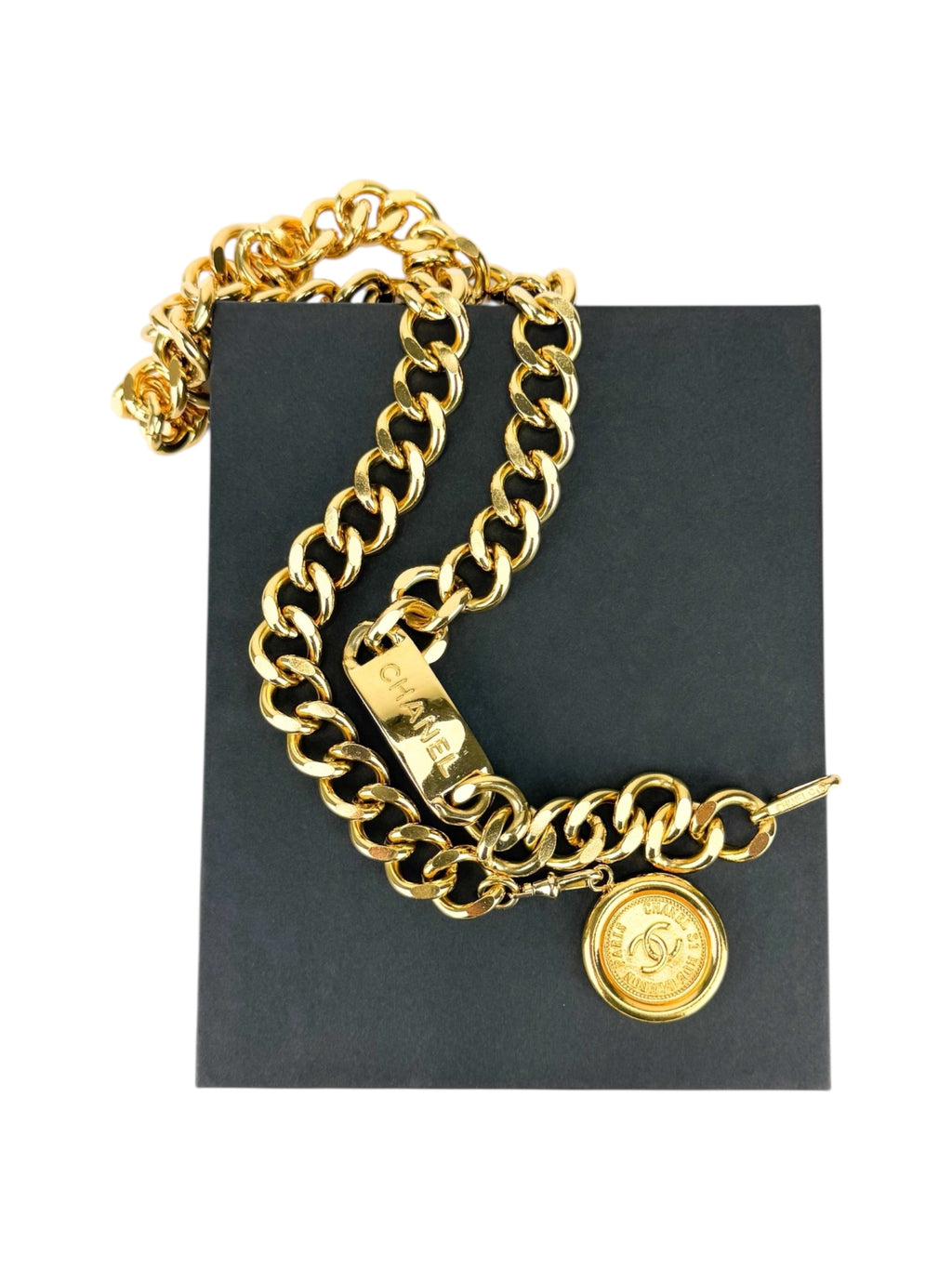 Chanel Gold CC Medallion Chain Belt