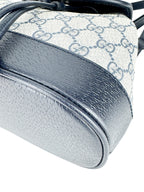 Gucci Beige and Navy Coated Canvas and Leather GG Supreme Ophidia Backpack Mini