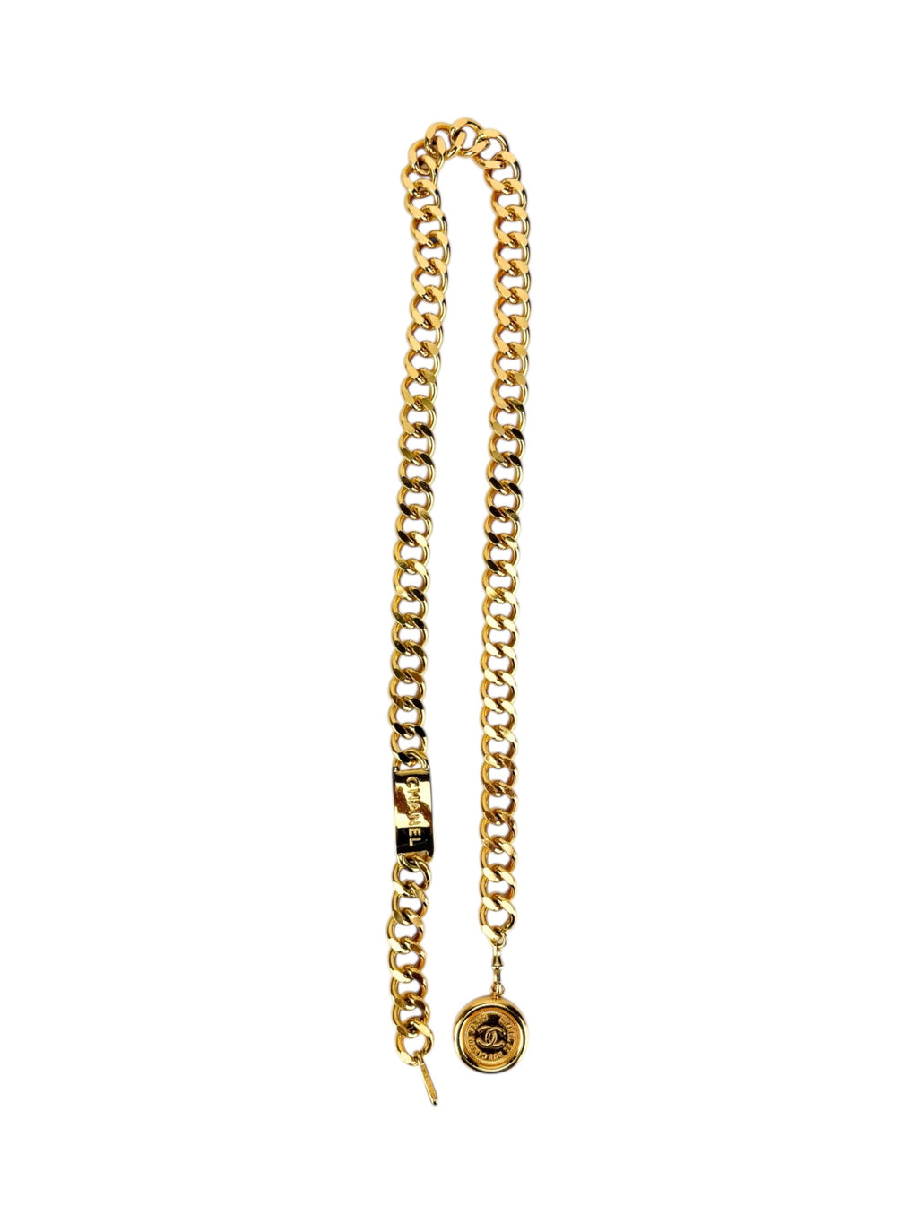 Chanel Gold CC Medallion Chain Belt