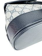 Gucci Beige and Navy Coated Canvas and Leather GG Supreme Ophidia Backpack Mini