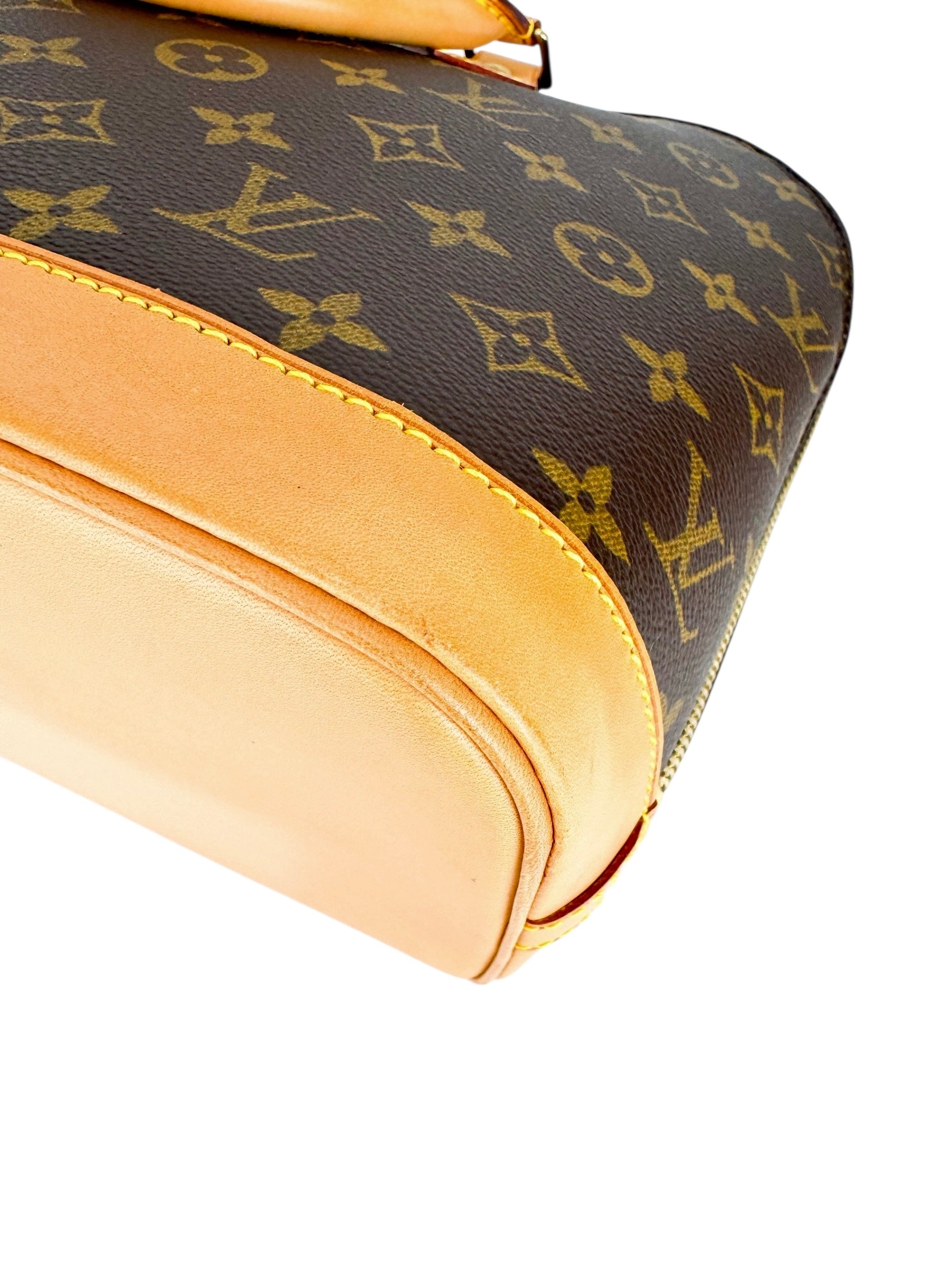 Louis Vuitton Monogram Canvas Leather Alma PM