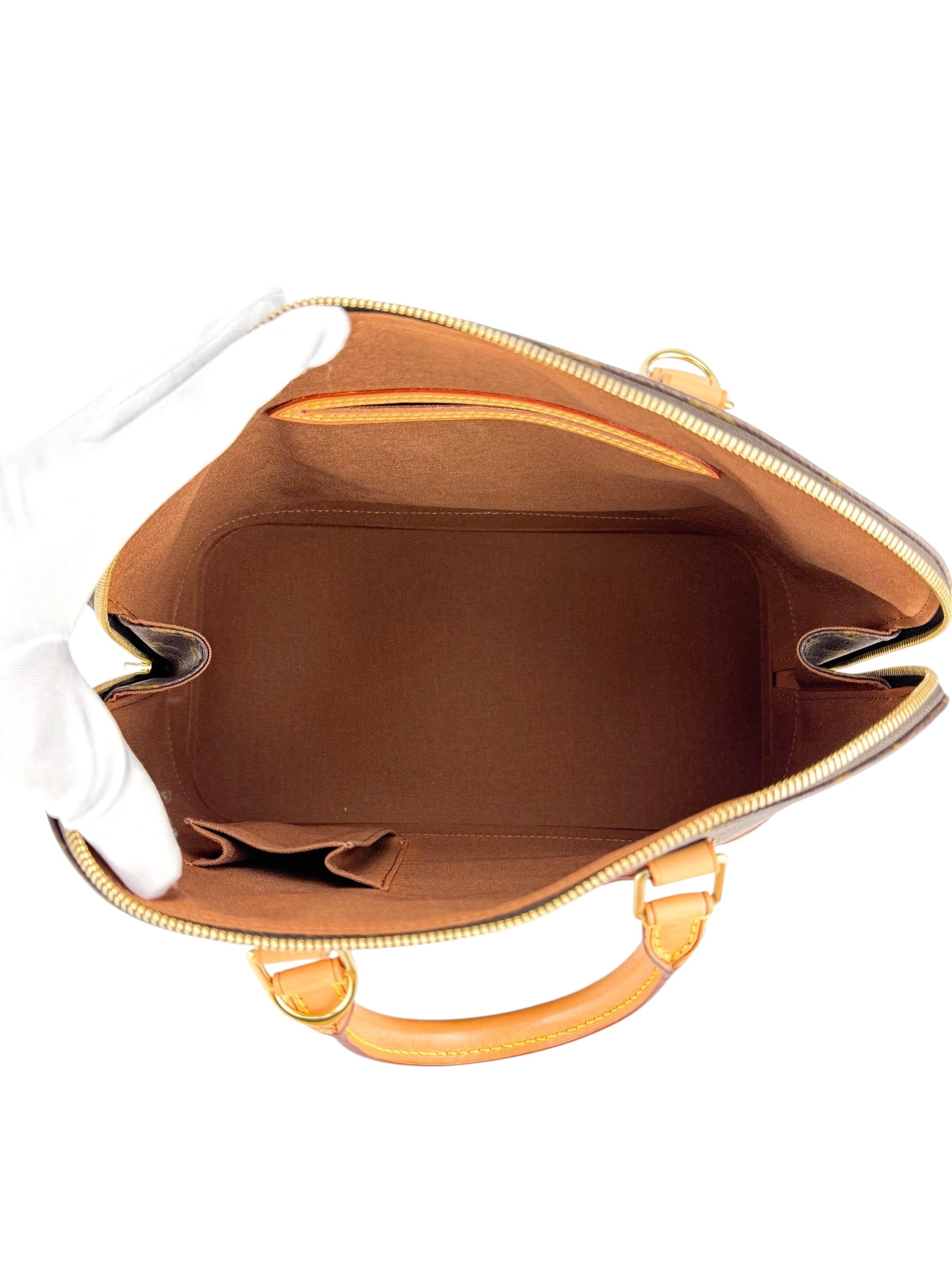 Louis Vuitton Monogram Canvas Leather Alma PM