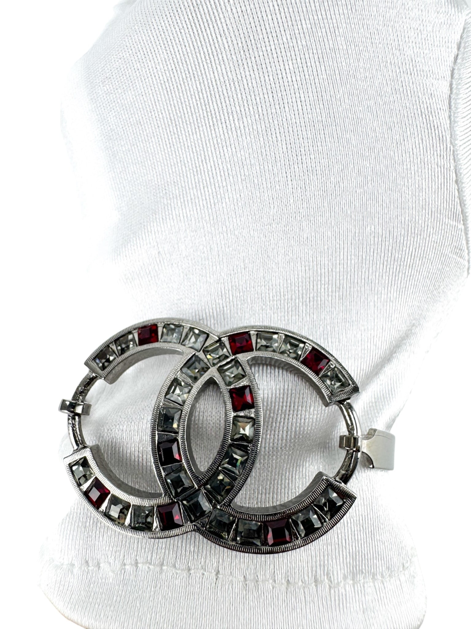 Chanel Dark Silver Coco Bangle