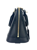 Louis Vuitton Ink Noir Leather Alma Bag BB 