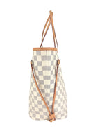 Louis Vuitton Damier Azur Canvas Leather Neverfull MM
