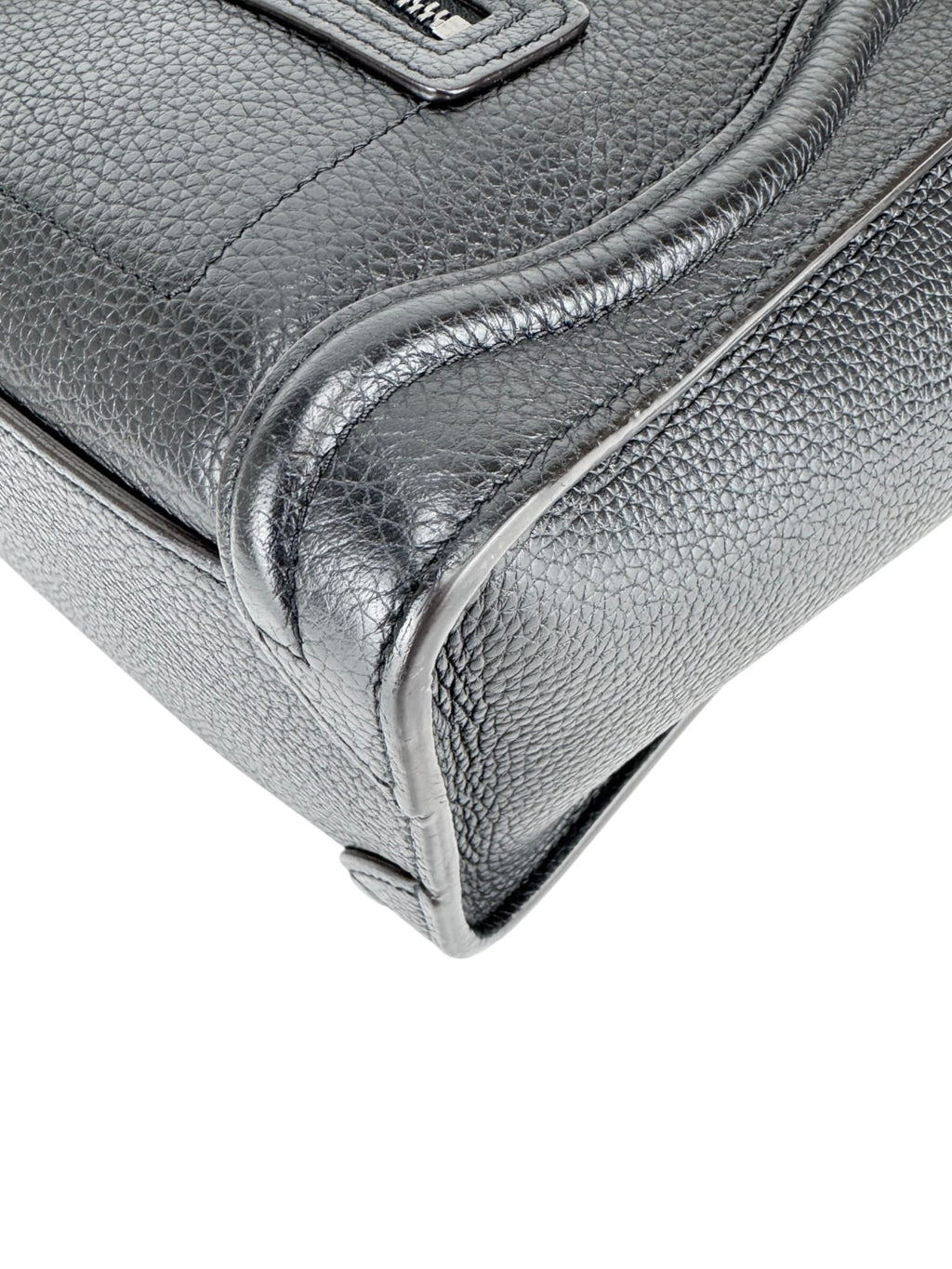 Celine Black Leather Luggage Bag Nano