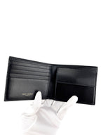 Saint Laurent Black Leather Bifold Wallet