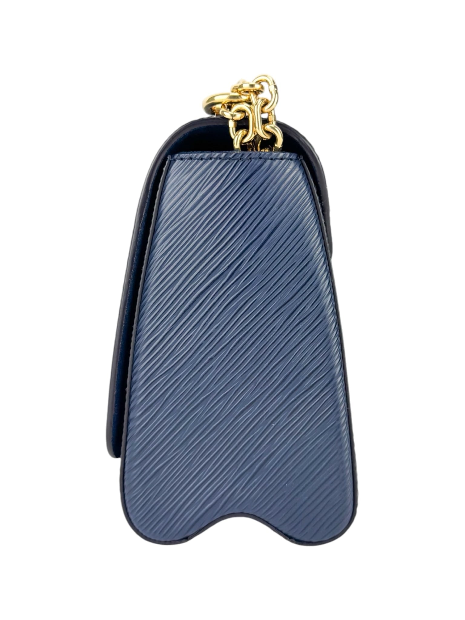 Louis Vuitton Navy Leather Twist Shoulder Bag