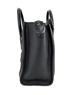 Celine Black Leather Luggage Bag Nano