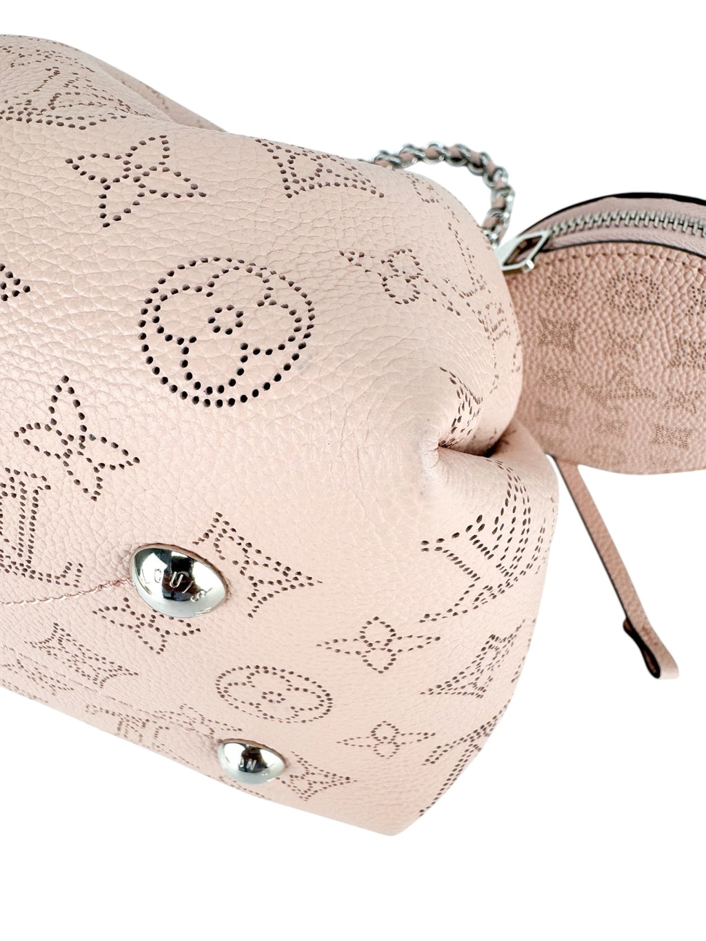 Louis Vuitton Pink Leather Mahina Bella Shoulder Bag