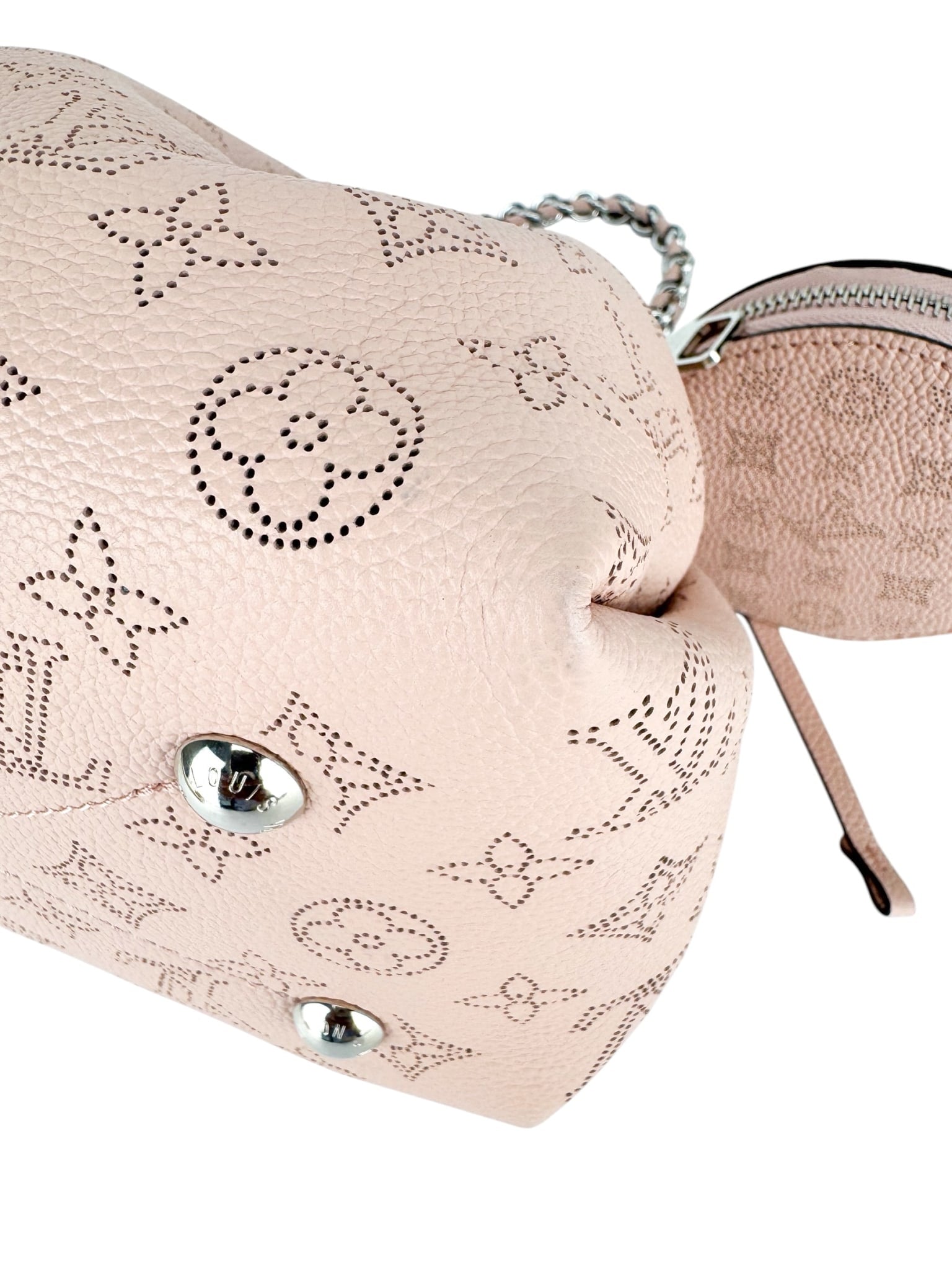 Louis Vuitton Pink Leather Mahina Bella Shoulder Bag