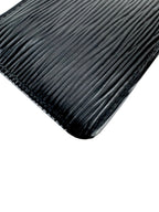Louis Vuitton Noir Epi Leather Pochette Cles Coin Case