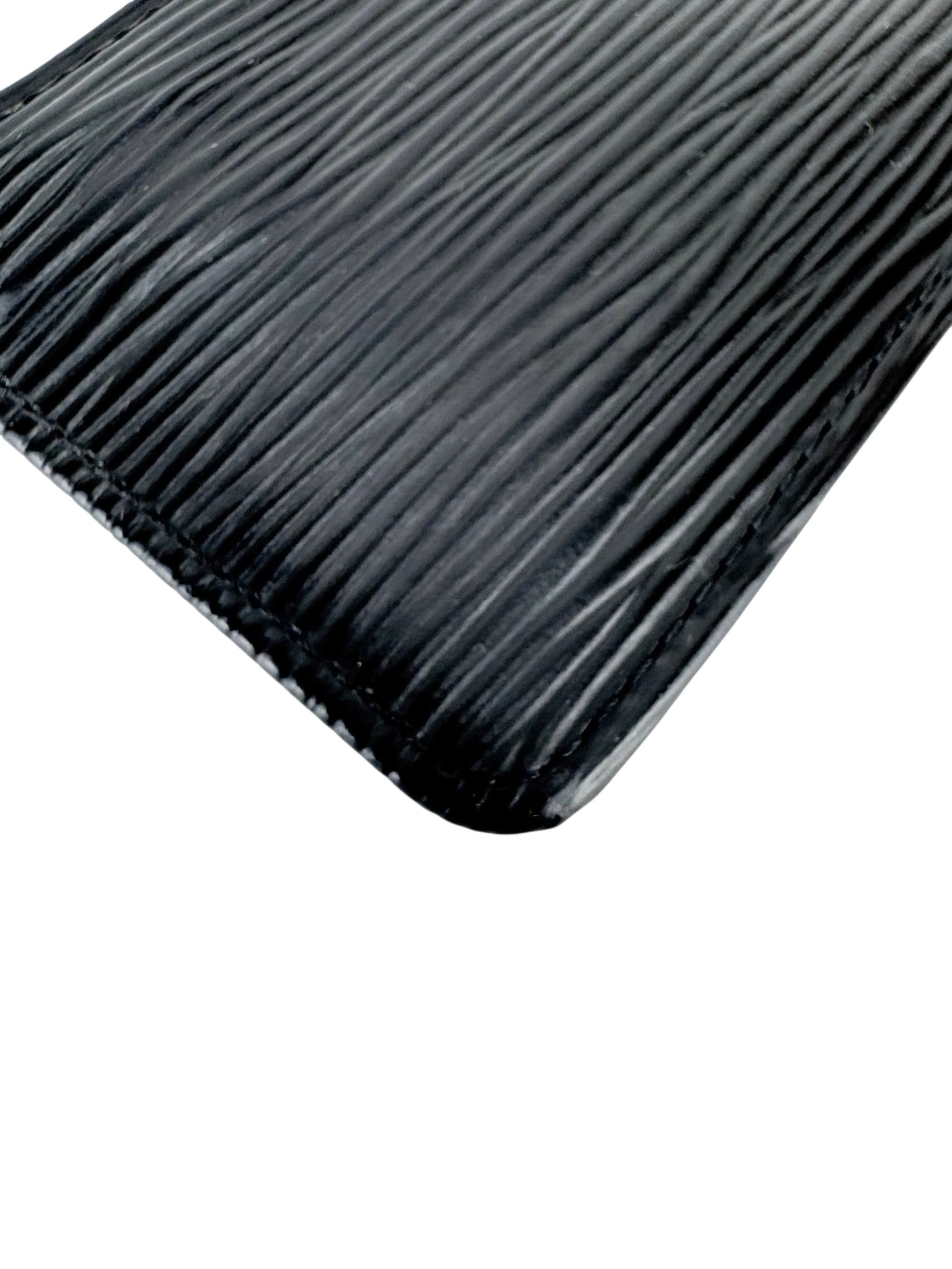 Louis Vuitton Noir Epi Leather Pochette Cles Coin Case