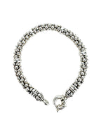Lagos Sterling Silver Caviar Beaded Bracelet 6.25” - 6.75”