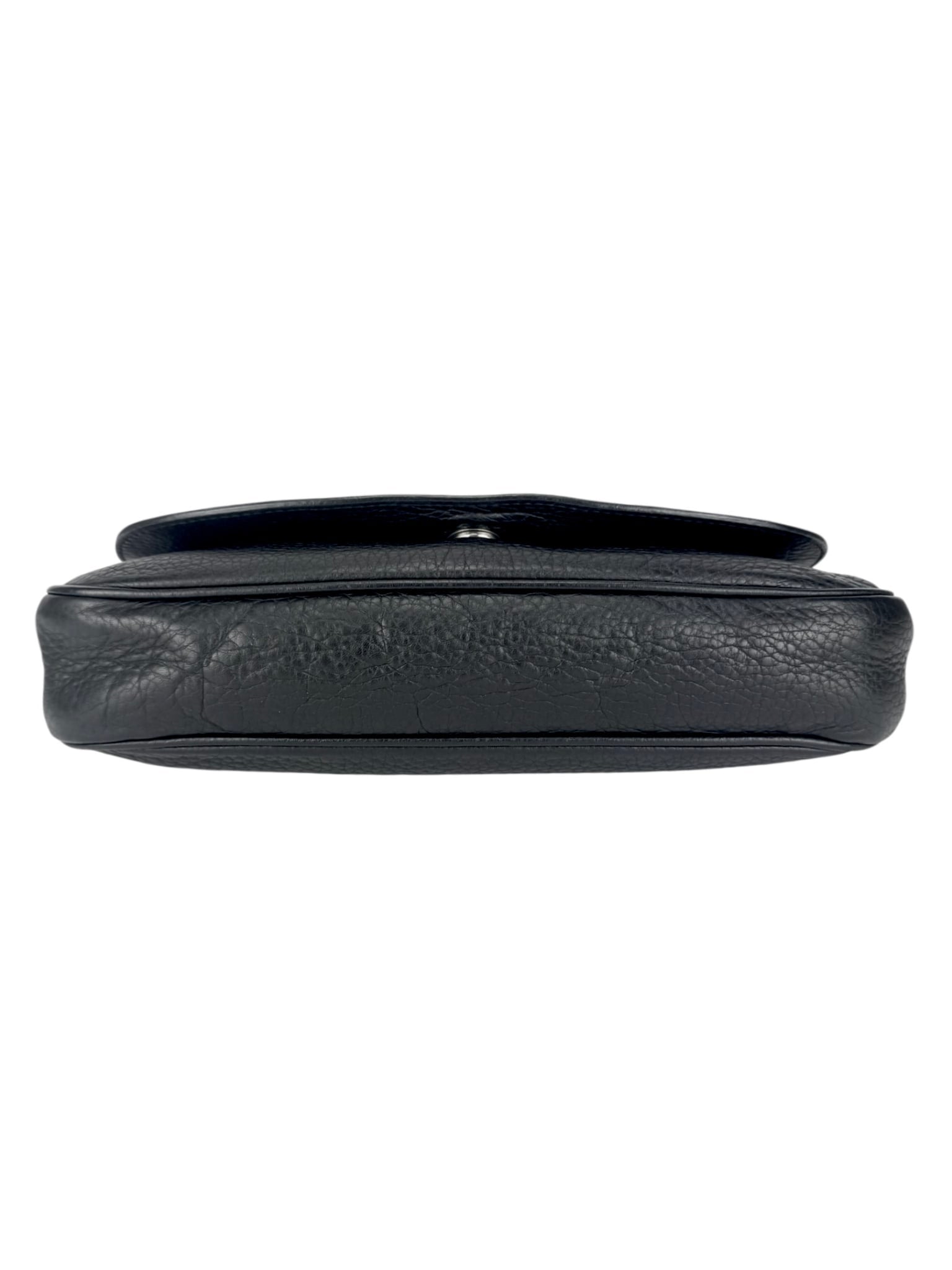 Gucci Black Pebbled Leather Soho Crossbody Bag