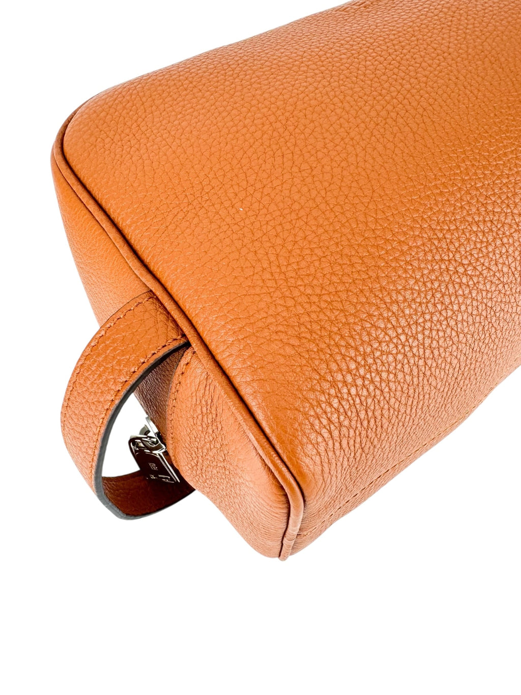 Fendi Brown Leather Toiletry Bag & Passport Cover