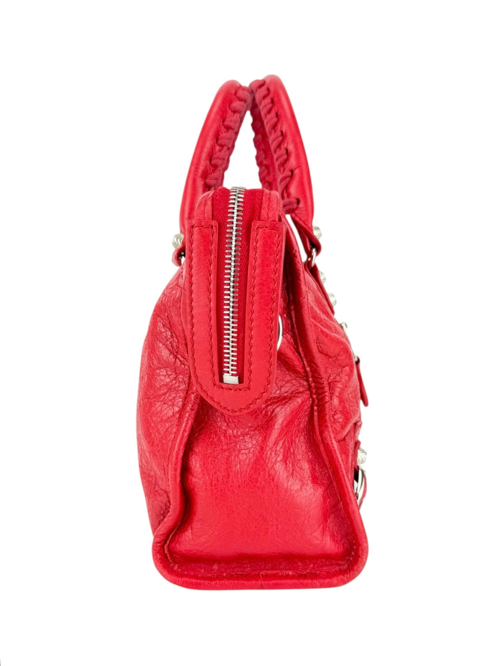 Balenciaga Pop Orange Leather Le City Bag Small