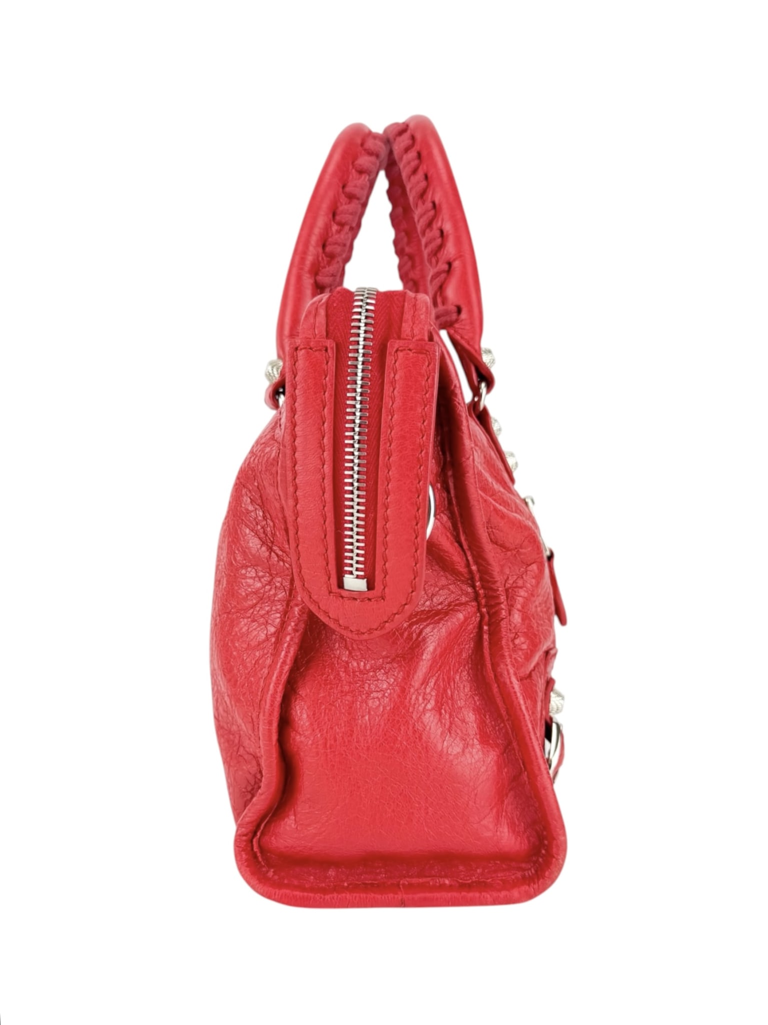 Balenciaga Pop Orange Leather Le City Bag Small