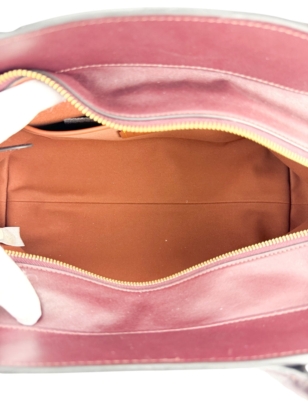 Coach Burgundy Leather Soft Empire Carryall 40