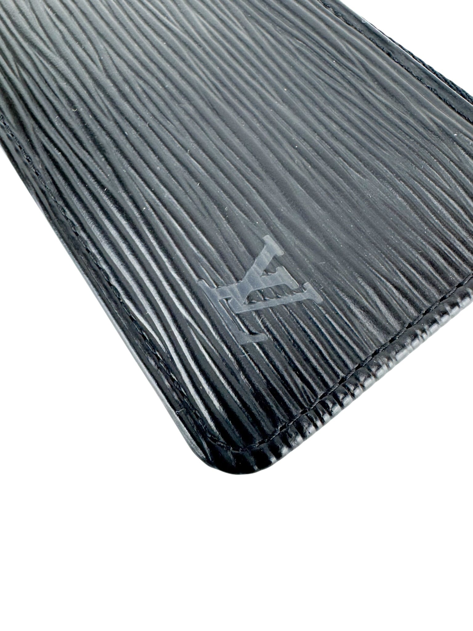 Louis Vuitton Noir Epi Leather Pochette Cles Coin Case