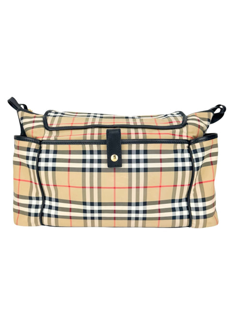 Burberry Nylon Nova Check Diaper Bag