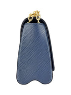 Louis Vuitton Navy Leather Twist Shoulder Bag